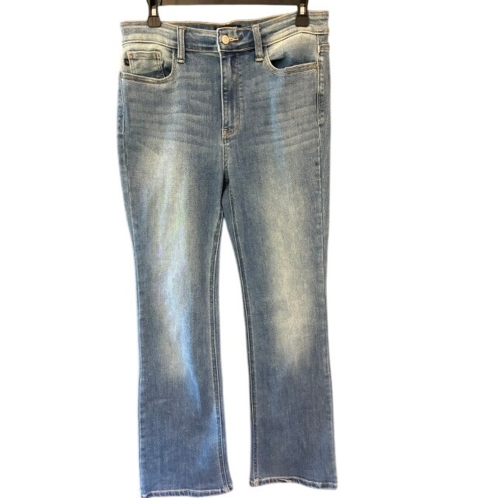Judy Blue Boot Cut Jeans Womens 11 Blue Excellent High Rise Stretch JB82515MD